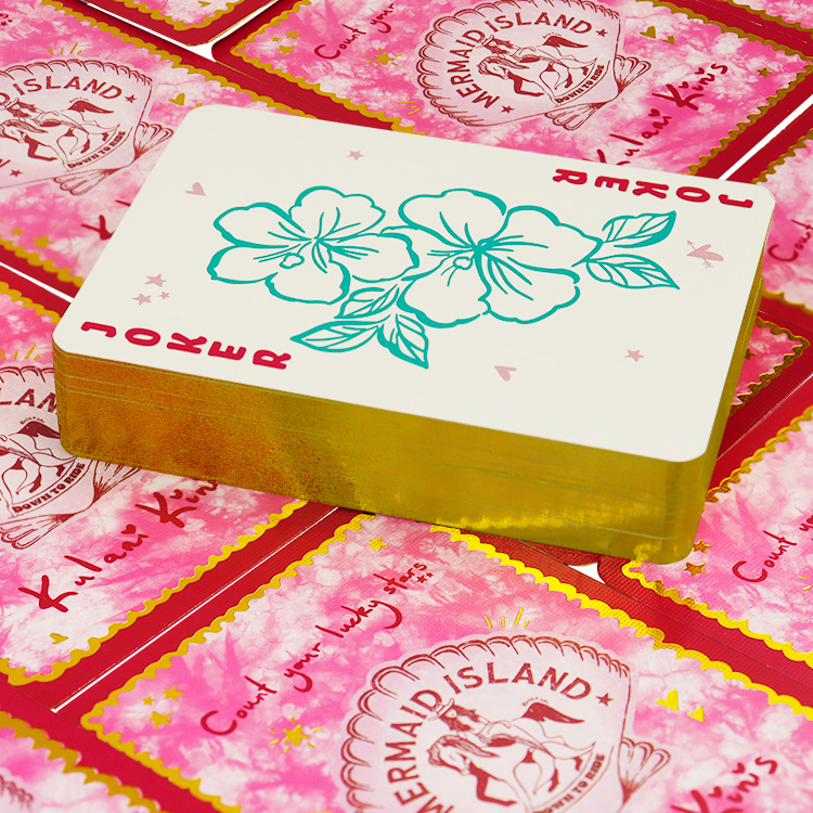 Gold-stamped  poker(13)