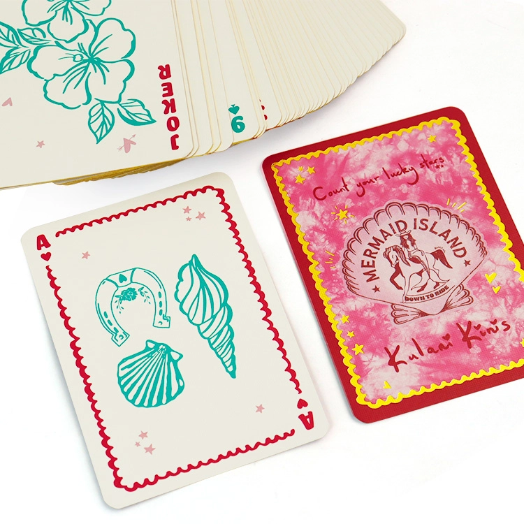 Gold-stamped  poker(18)