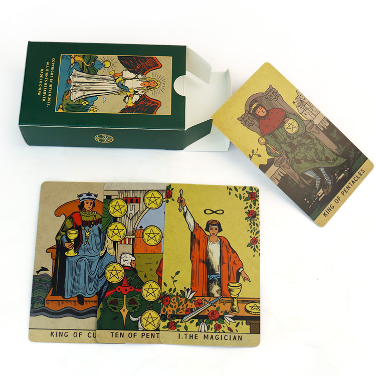 Green Tarot Card (11)