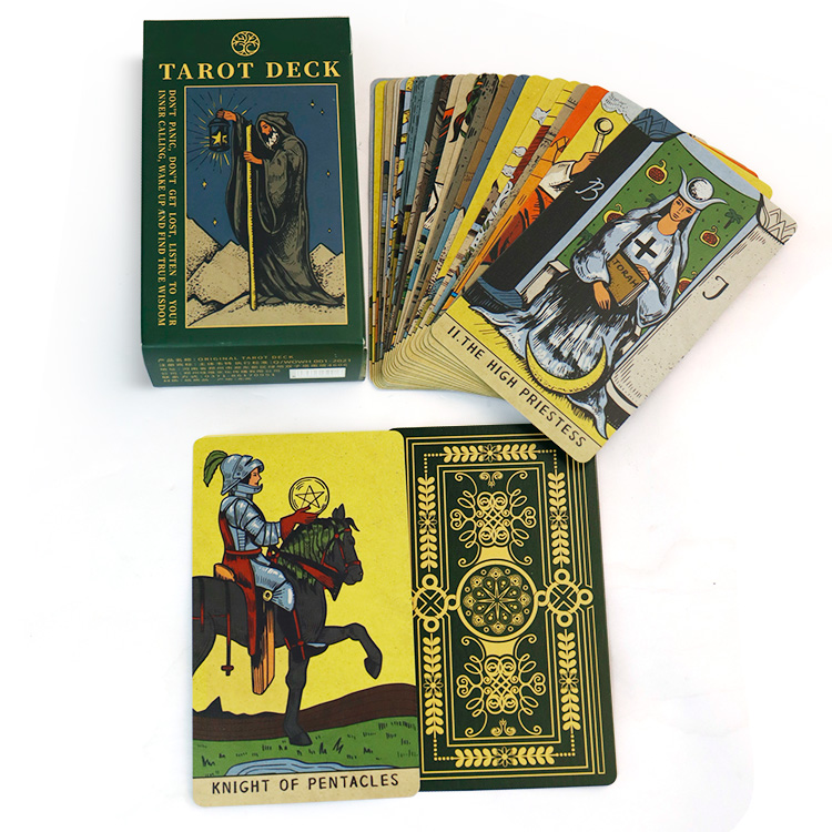 Green Tarot Card (12)