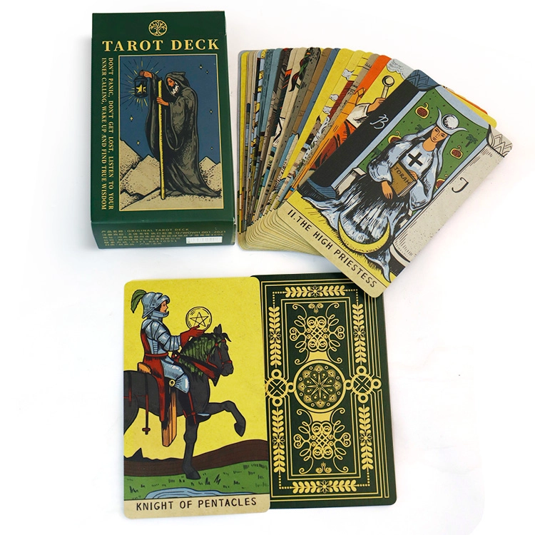 Green Tarot Card (12)