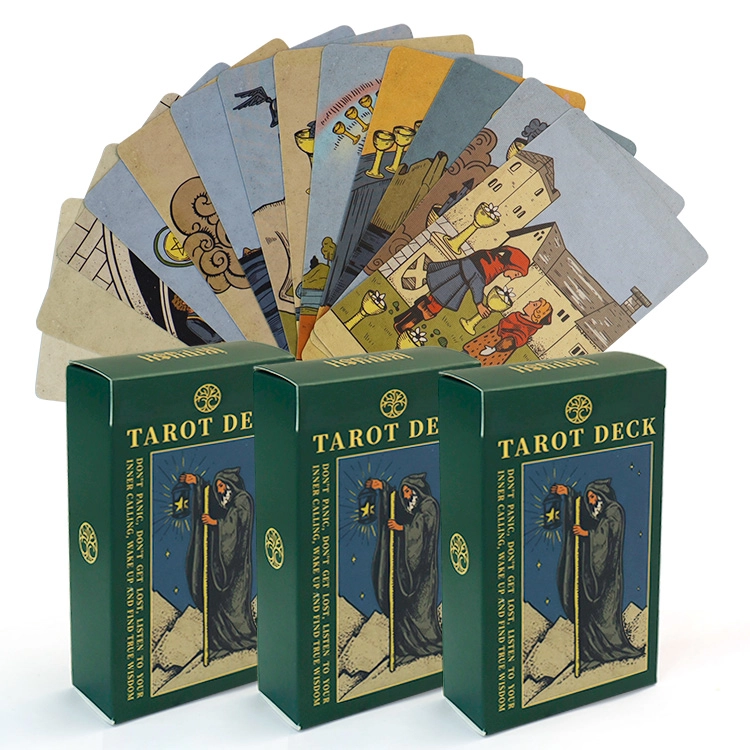 Green Tarot Card (13)