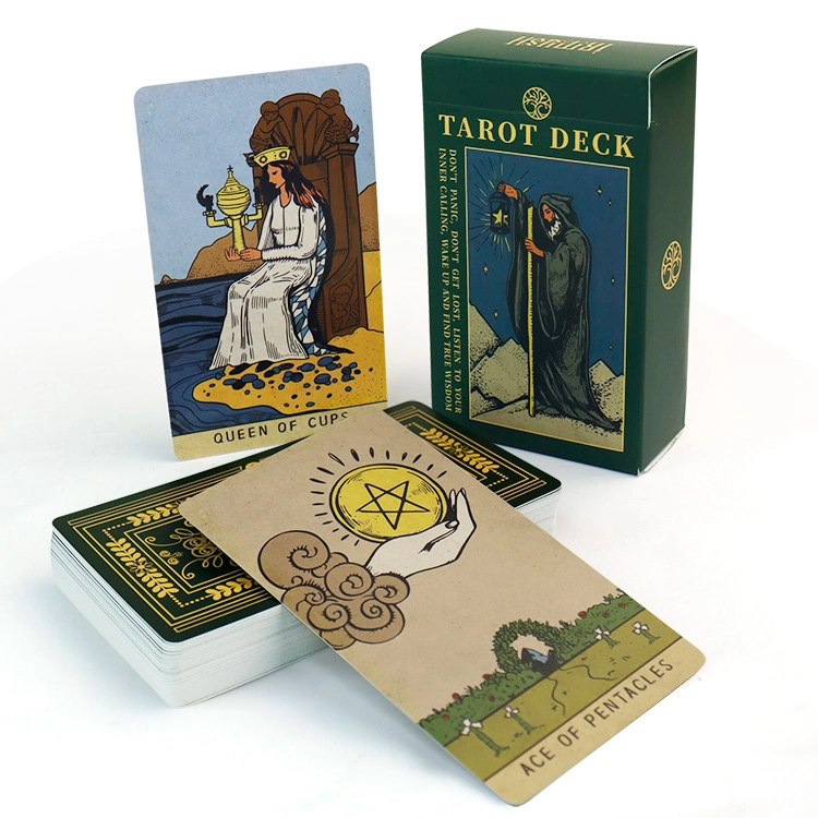 Green Tarot Card (16)