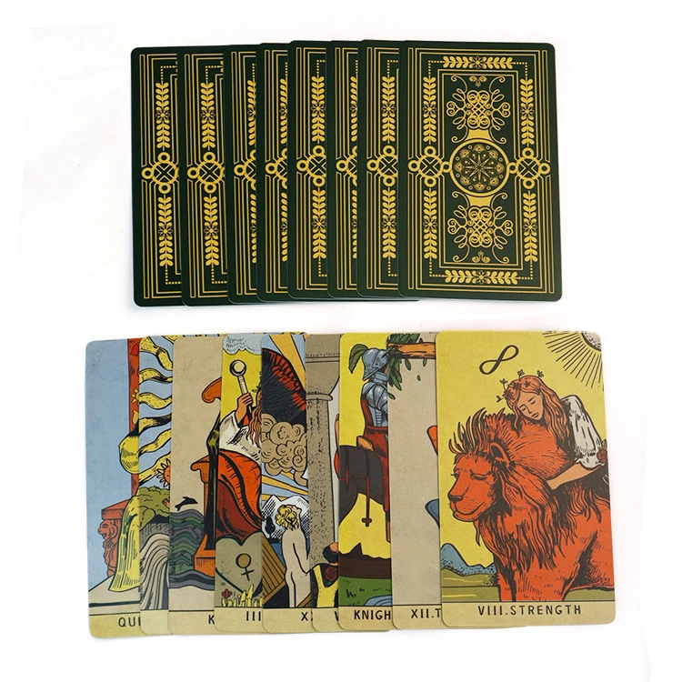 Green Tarot Card (17)