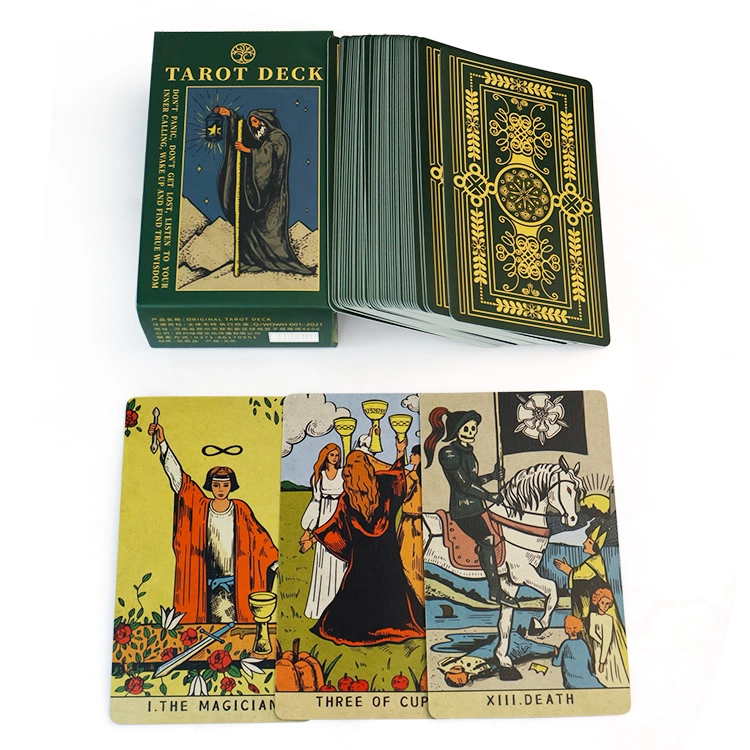 Green Tarot Card (18)