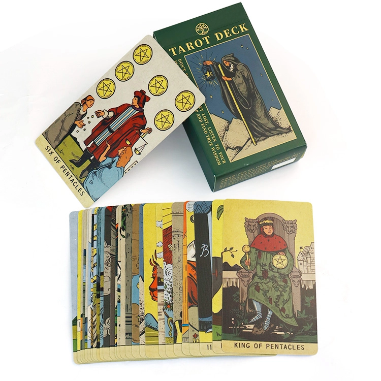 Green Tarot Card (4)