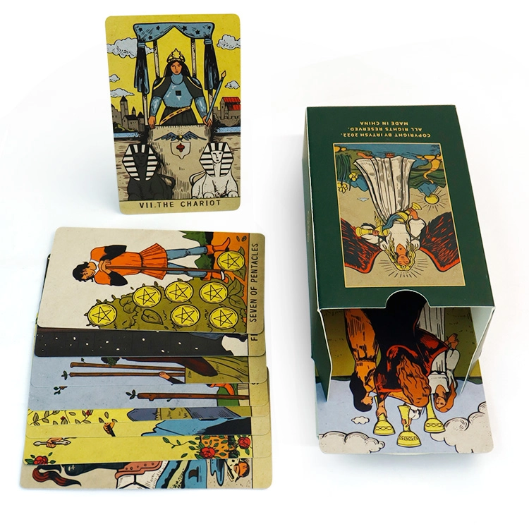 Green Tarot Card (8)