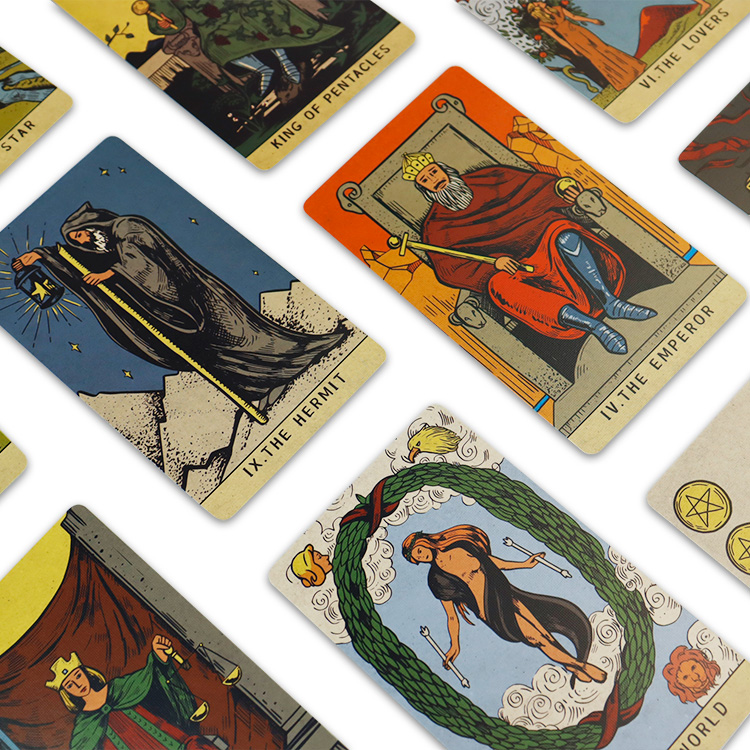 Green Tarot Card (9)