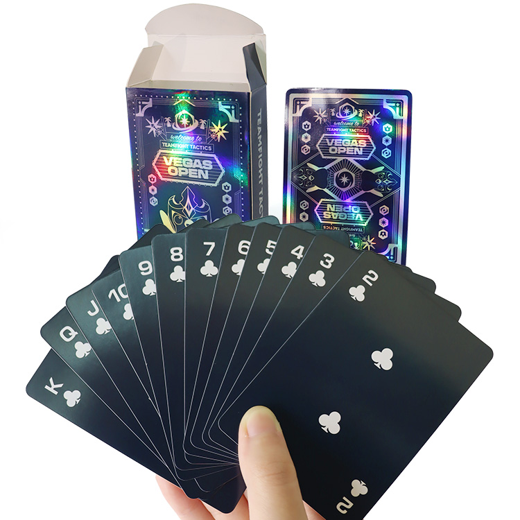 black and gold poker cards