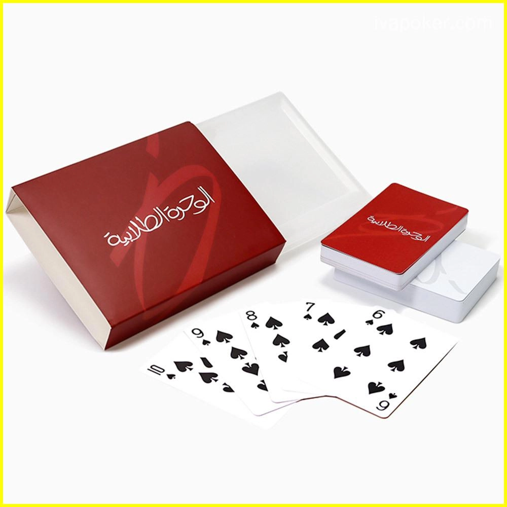 logo pvc plastic game cards poker playing cards