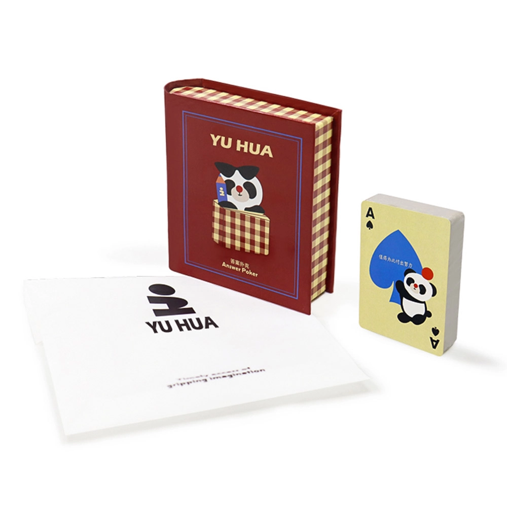 panda pattern playing cards