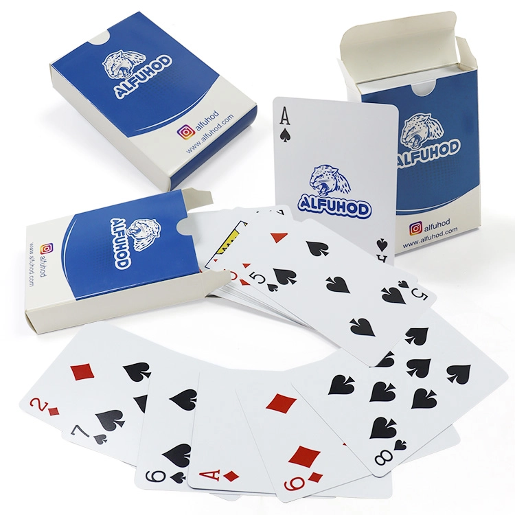 Plastic poker cards (6)