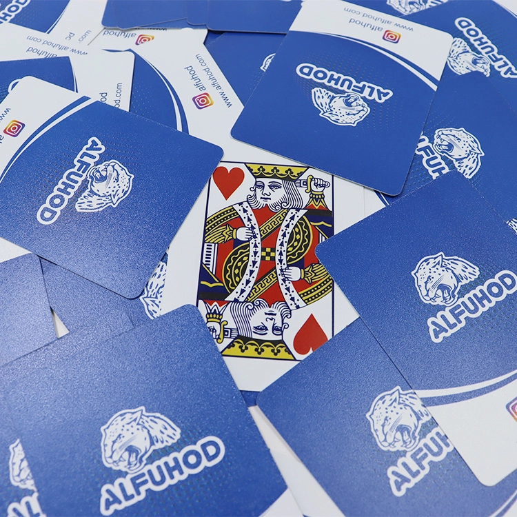 Plastic poker cards (8)
