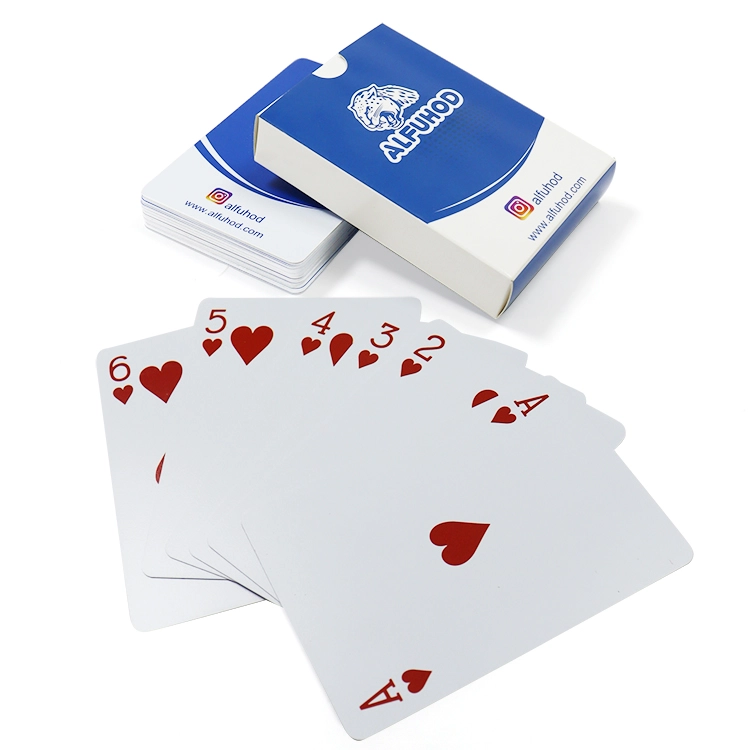 Plastic poker cards (9)