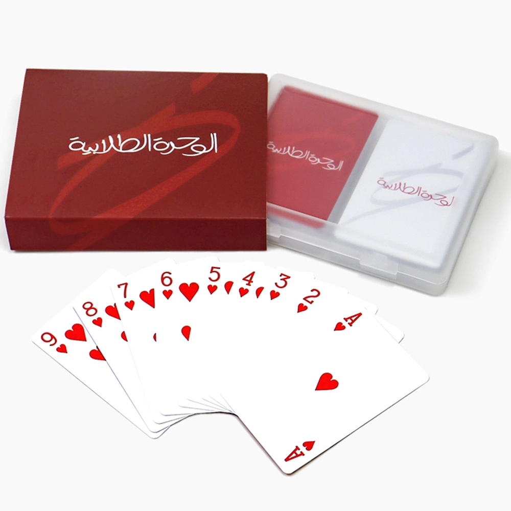 playing cards with plastic box