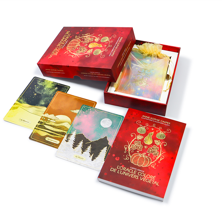 red gold edge tarot