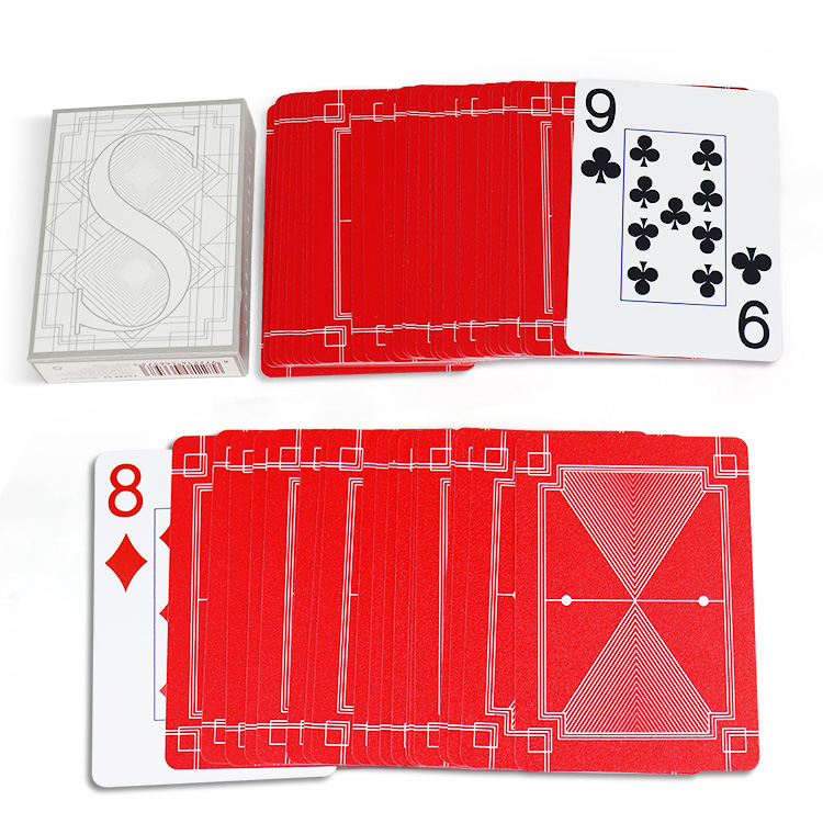 red Plastic poker (18)