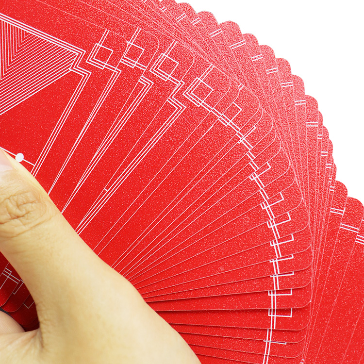 red Plastic poker (7)