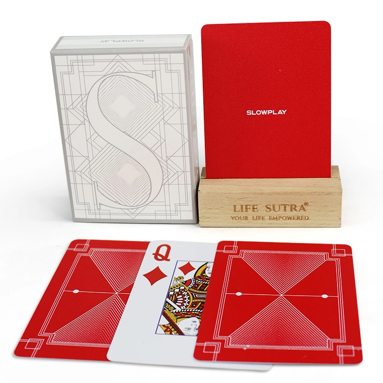 red Plastic poker (9)