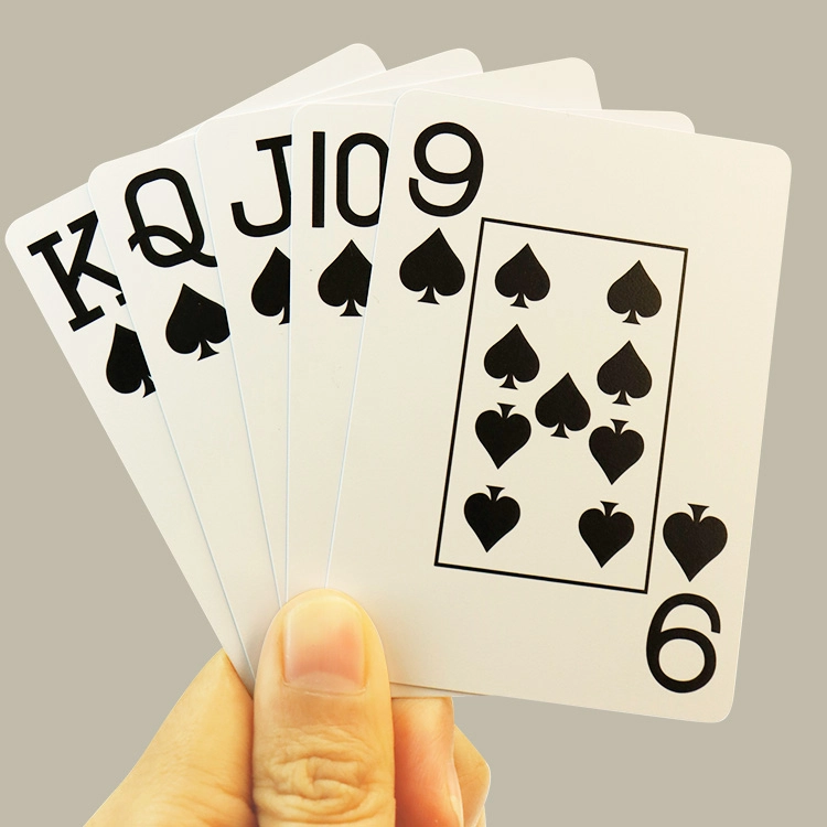 White plastic cards(9)