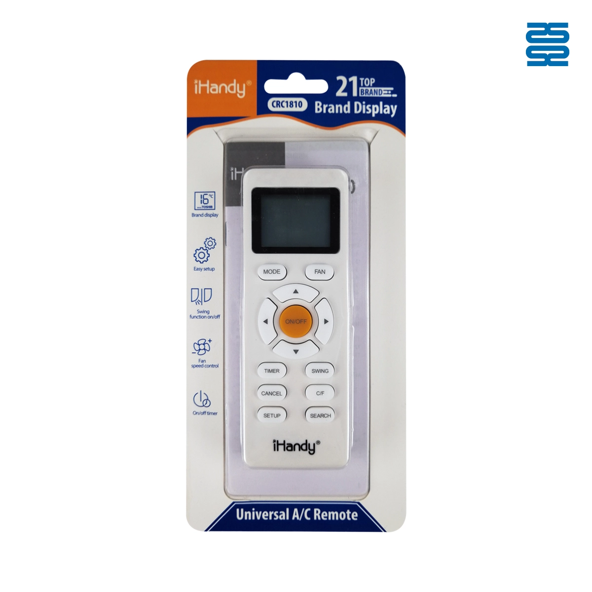 Universal Air Con Remote Control CRC1810 Pic3 - SYSTO Universal Air Con Remote Control CRC1810 Pic3 - SYSTO