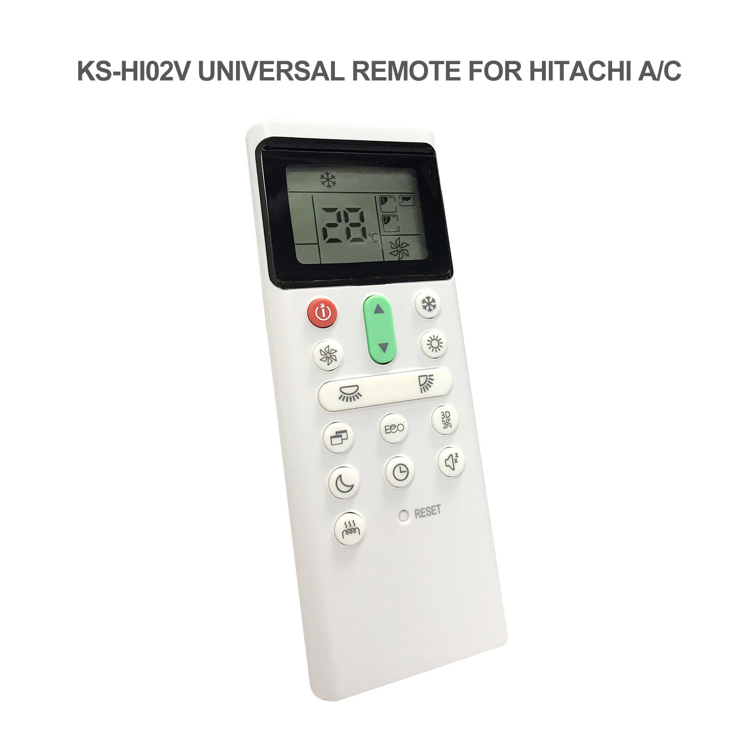 Universal Air Conditioner Replacement Remote for Hitachi KS-HI02V Pic5 - SYSTO