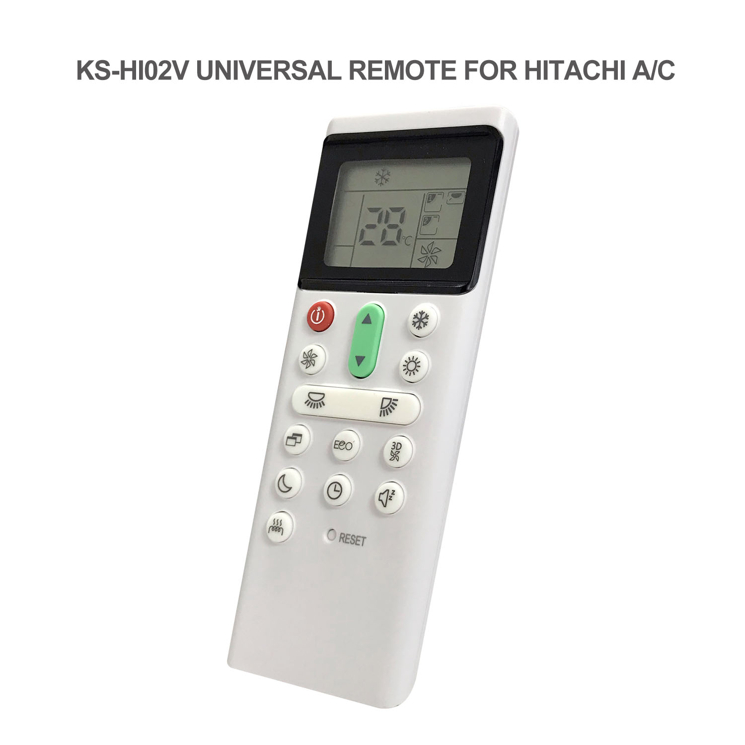 Universal Air Conditioner Replacement Remote for Hitachi KS-HI02V Pic6 - SYSTO