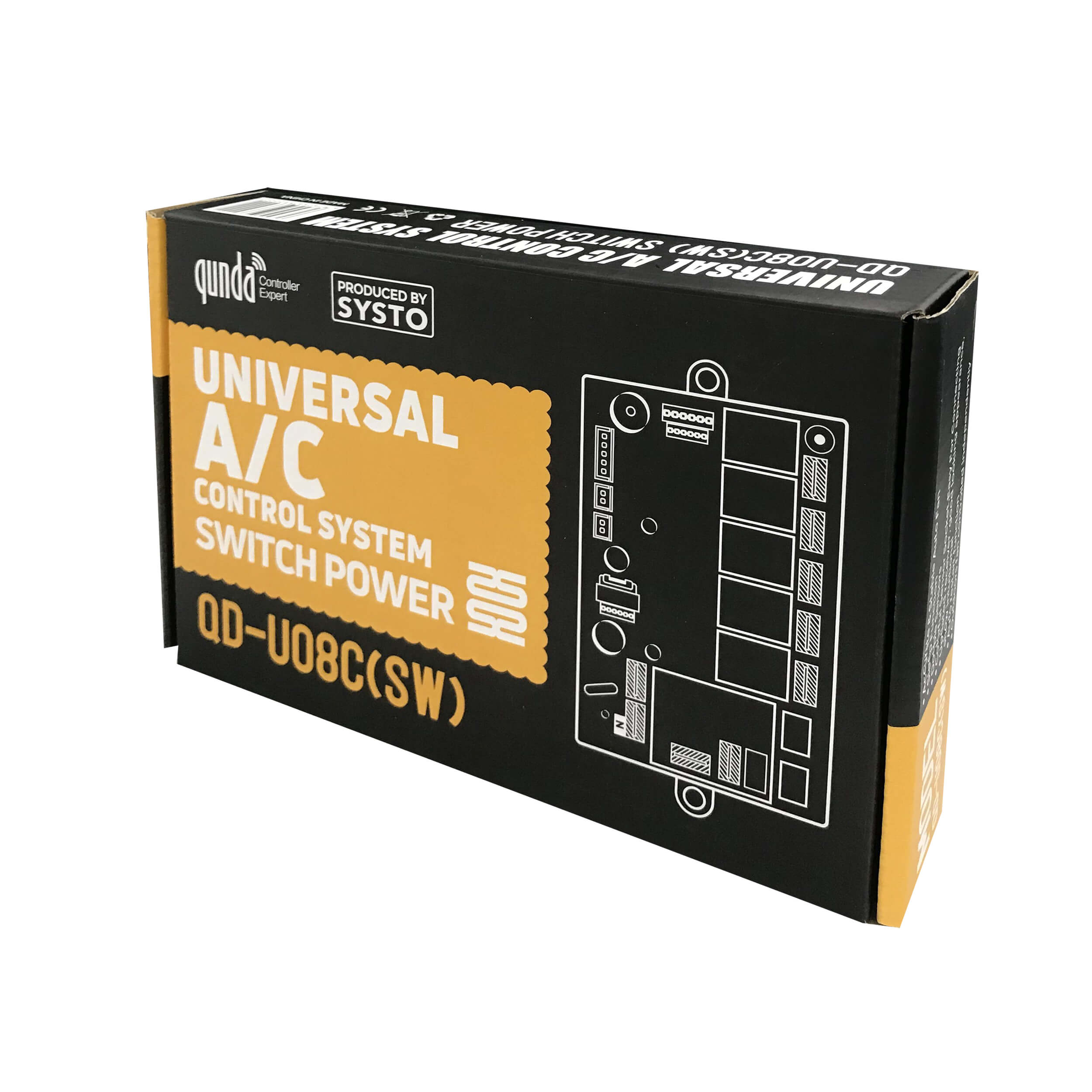 Universal Air Conditioner Control System with Big Remote QD-U08C(SW)+B Pic7 - SYSTO