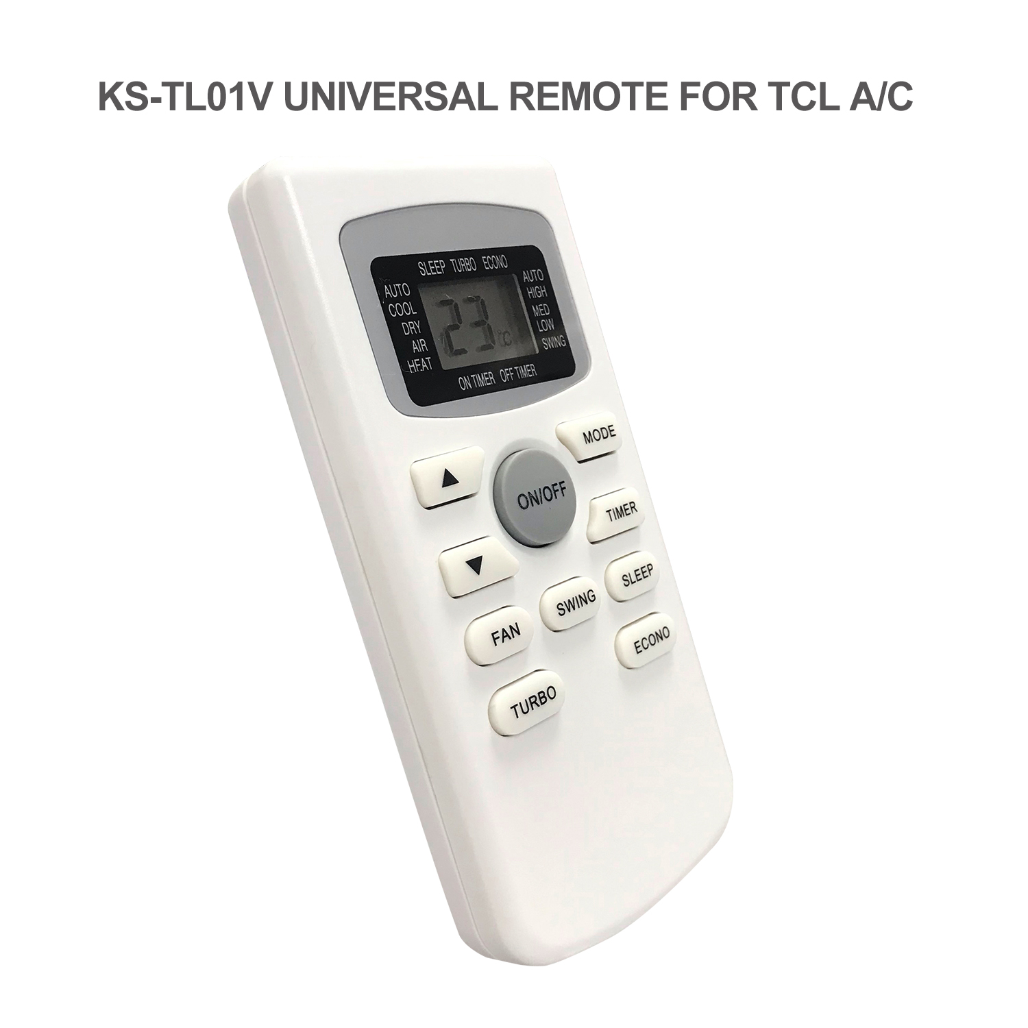 Universal Air Conditioner Replacement Remote for TCL KS-TL01V Pic5 - SYSTO