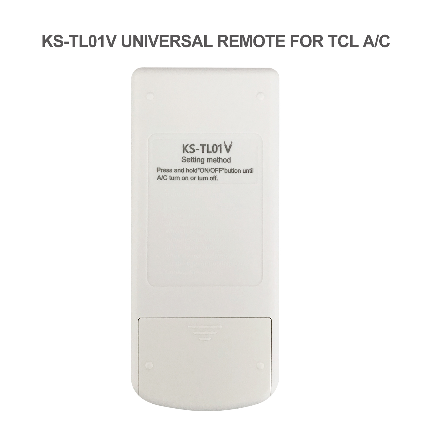 Universal Air Conditioner Replacement Remote for TCL KS-TL01V Pic4 - SYSTO