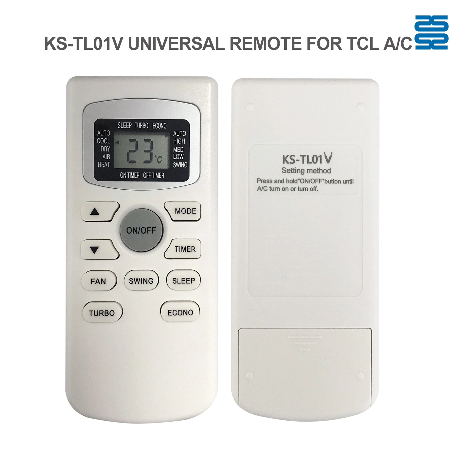 Universal Air Conditioner Replacement Remote for TCL KS-TL01V Pic3 - SYSTO Universal Air Conditioner Replacement Remote for TCL KS-TL01V Pic3 - SYSTO