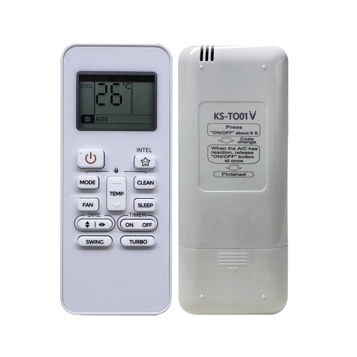 Universal Air Conditioner Replacement Remote for Toshiba KS-TO01V Pic2 - SYSTO