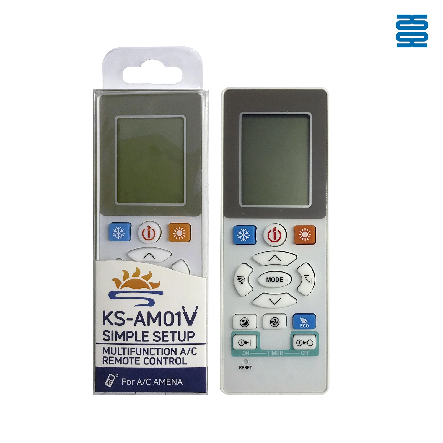 Universal Air Conditioner Replacement Remote for Amena KS-AM01V in Thailand Market Pic2 - SYSTO Universal Air Conditioner Replacement Remote for Amena KS-AM01V in Thailand Market Pic2 - SYSTO