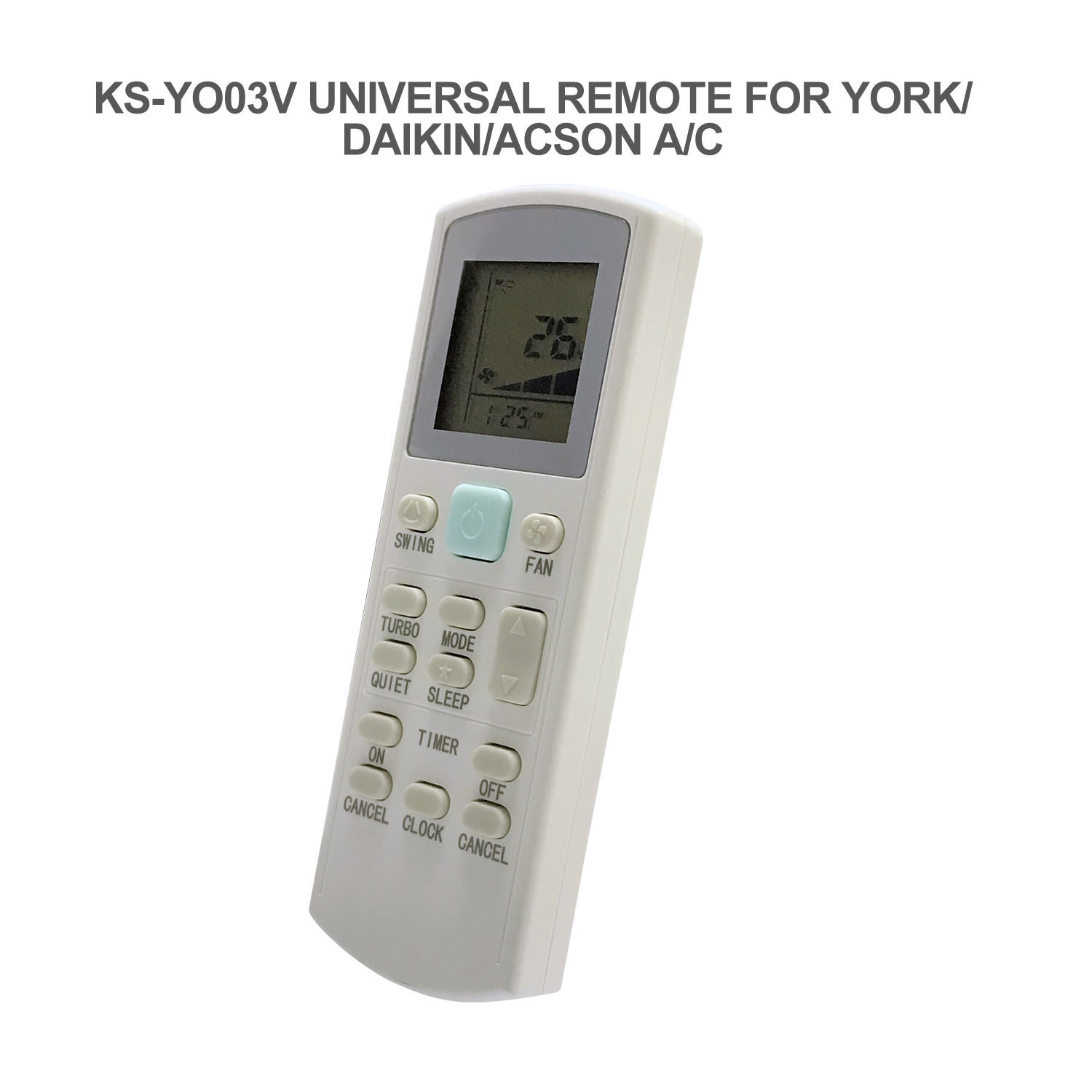 Universal Air Conditioner Replacement Remote for Acson York Daikin KS-YO03V Pic5