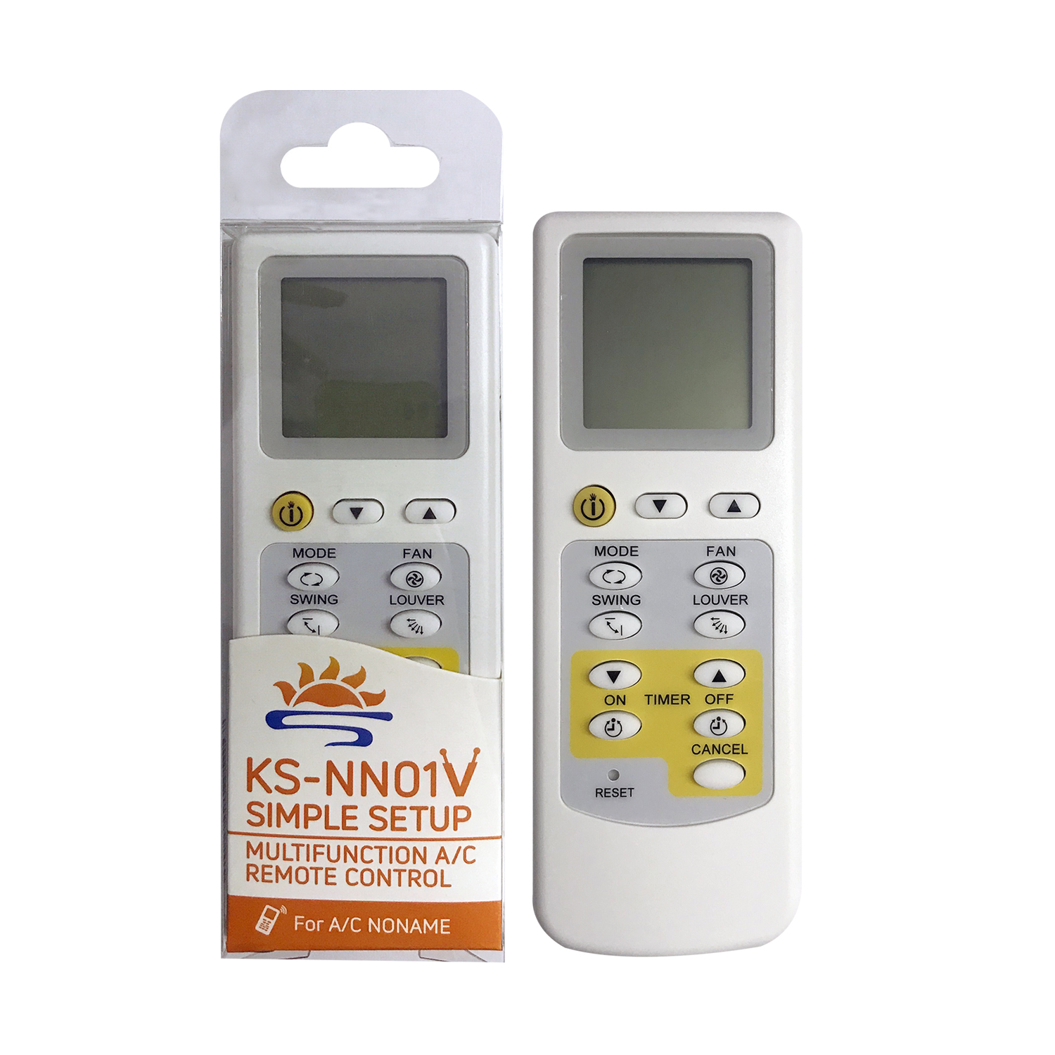 Universal Air Conditioner Replacement Remote for Local and Non-Brand KS-NN01V in Thailand Market Pic2 - SYSTO