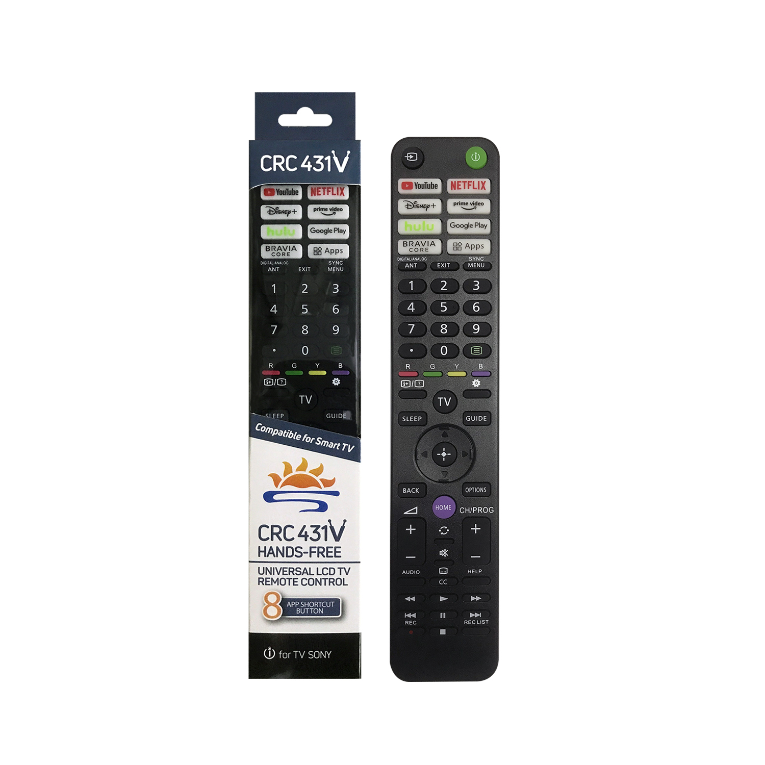 Sony Universal TV Infrared Remote Control CRC431V Pic2 - SYSTO