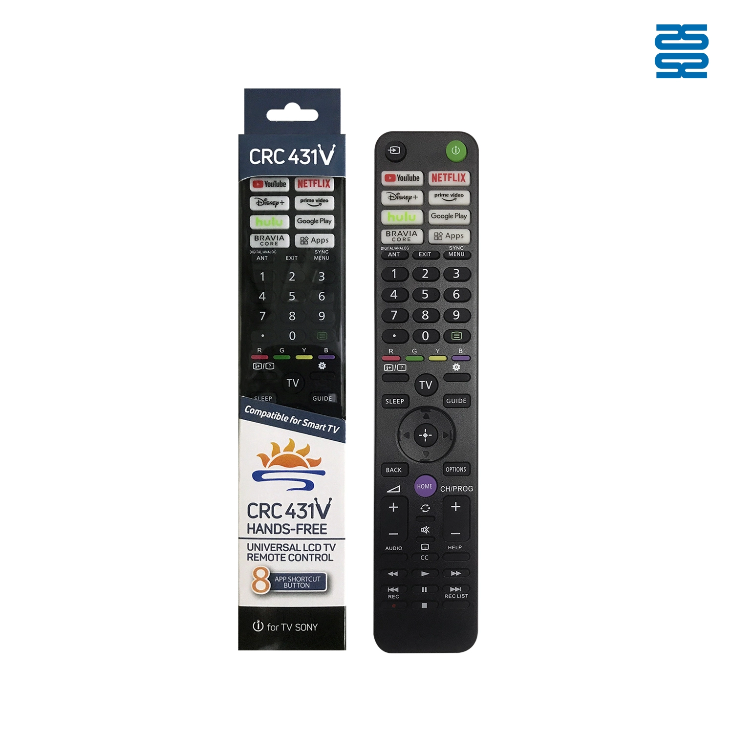 Sony Universal TV Infrared Remote Control CRC431V Pic2 - SYSTO Sony Universal TV Infrared Remote Control CRC431V Pic2 - SYSTO