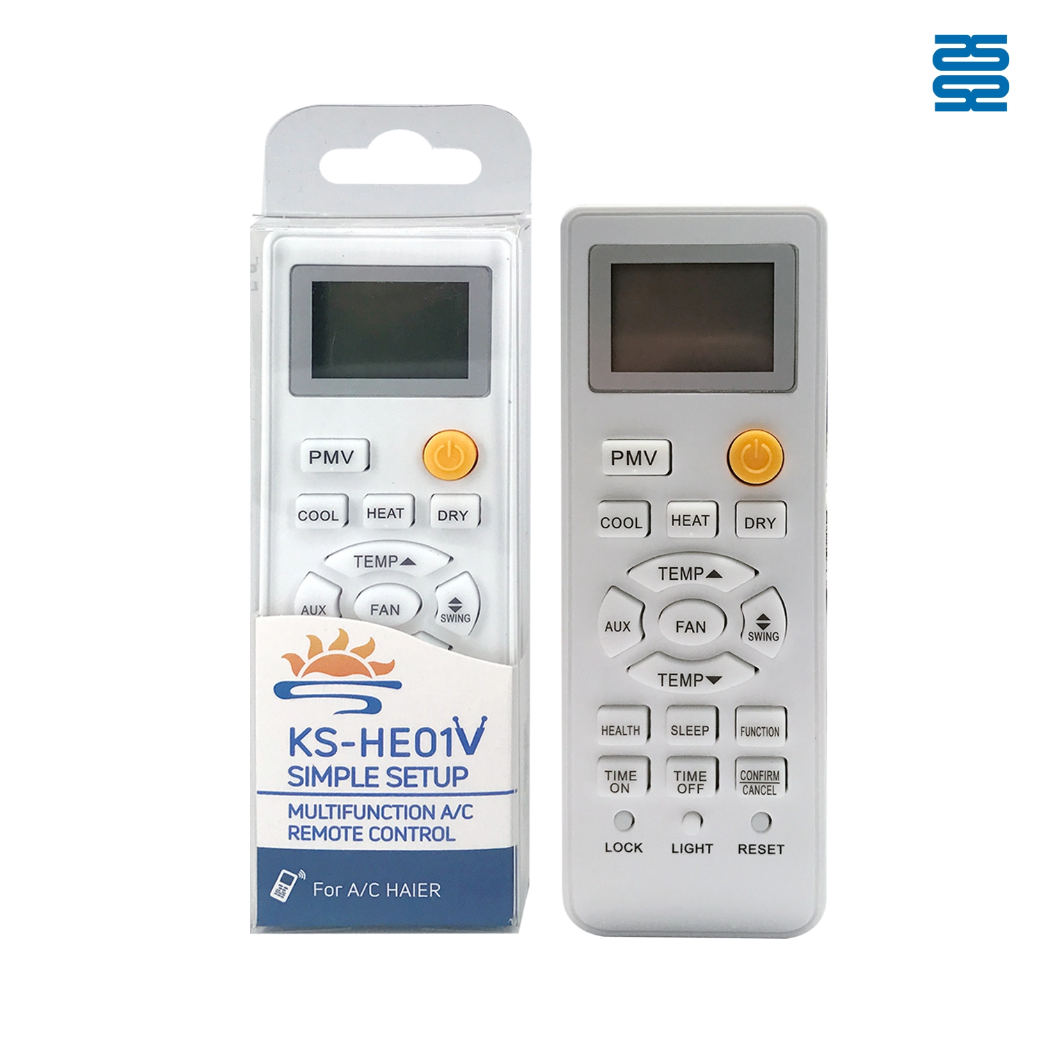 Universal Air Conditioner Replacement Remote for Haier KS-HE01V Pic2 - SYSTO Universal Air Conditioner Replacement Remote for Haier KS-HE01V Pic2 - SYSTO