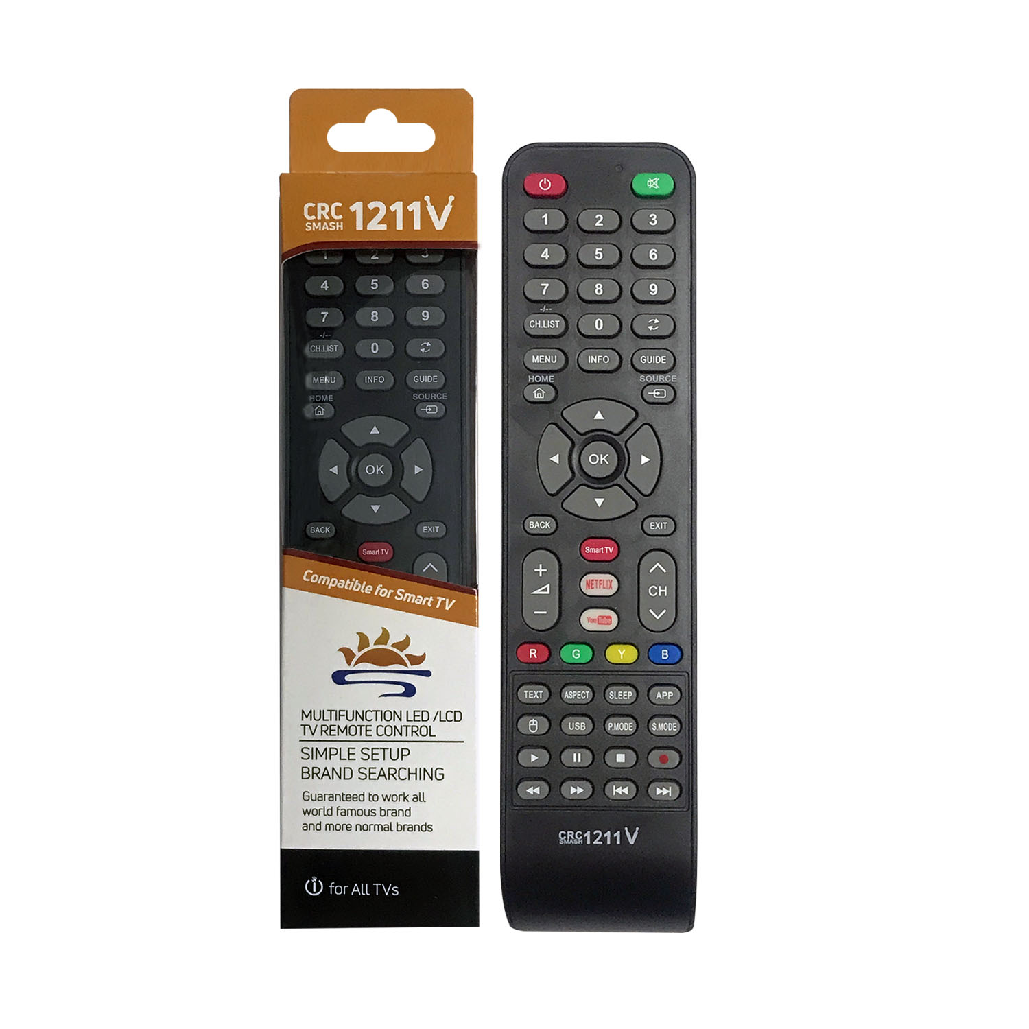Universal TV Remote Control CRC1211V pic2