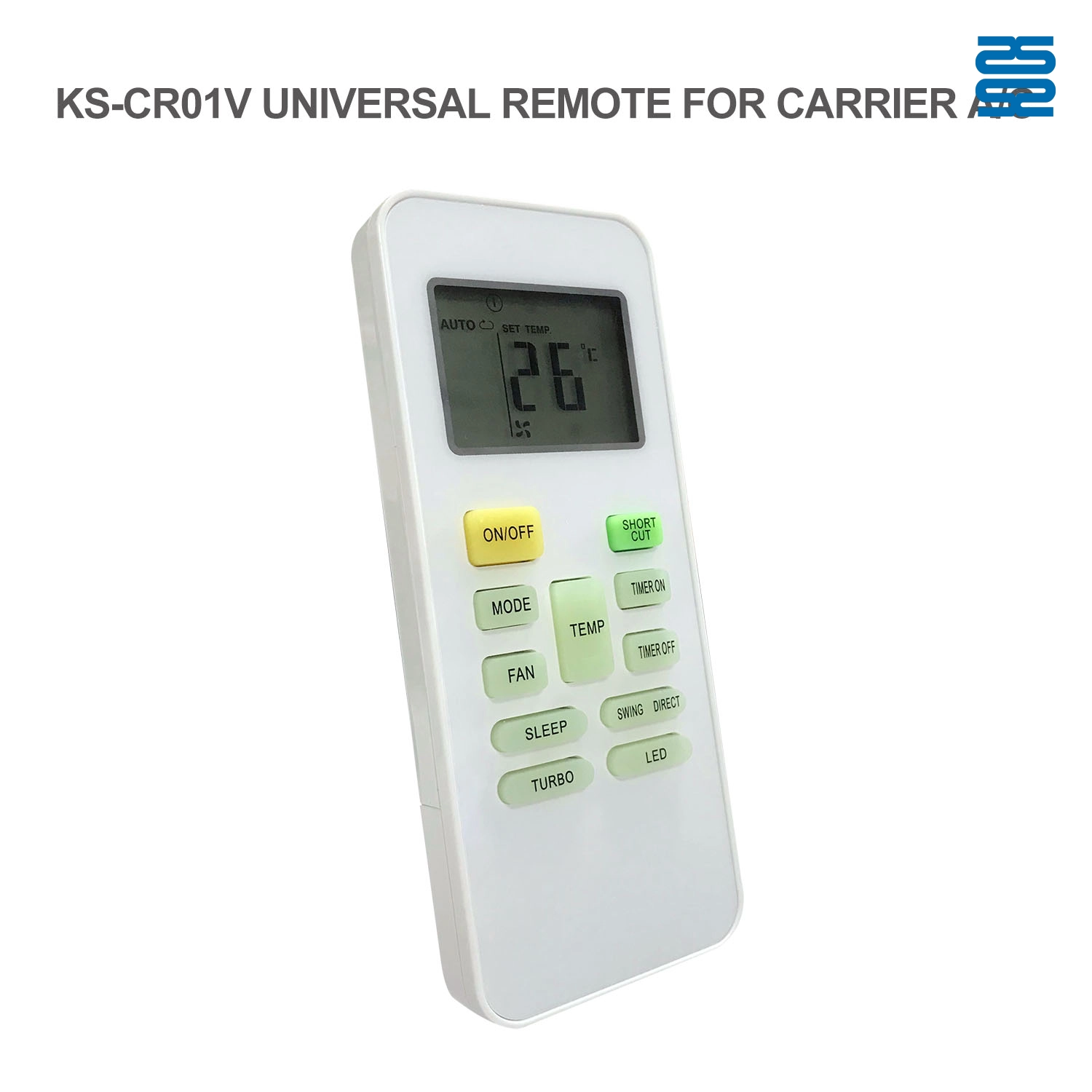 Universal Air Conditioner Replacement Remote for Carrier KS-CR01V Pic5 - SYSTO Universal Air Conditioner Replacement Remote for Carrier KS-CR01V Pic5 - SYSTO