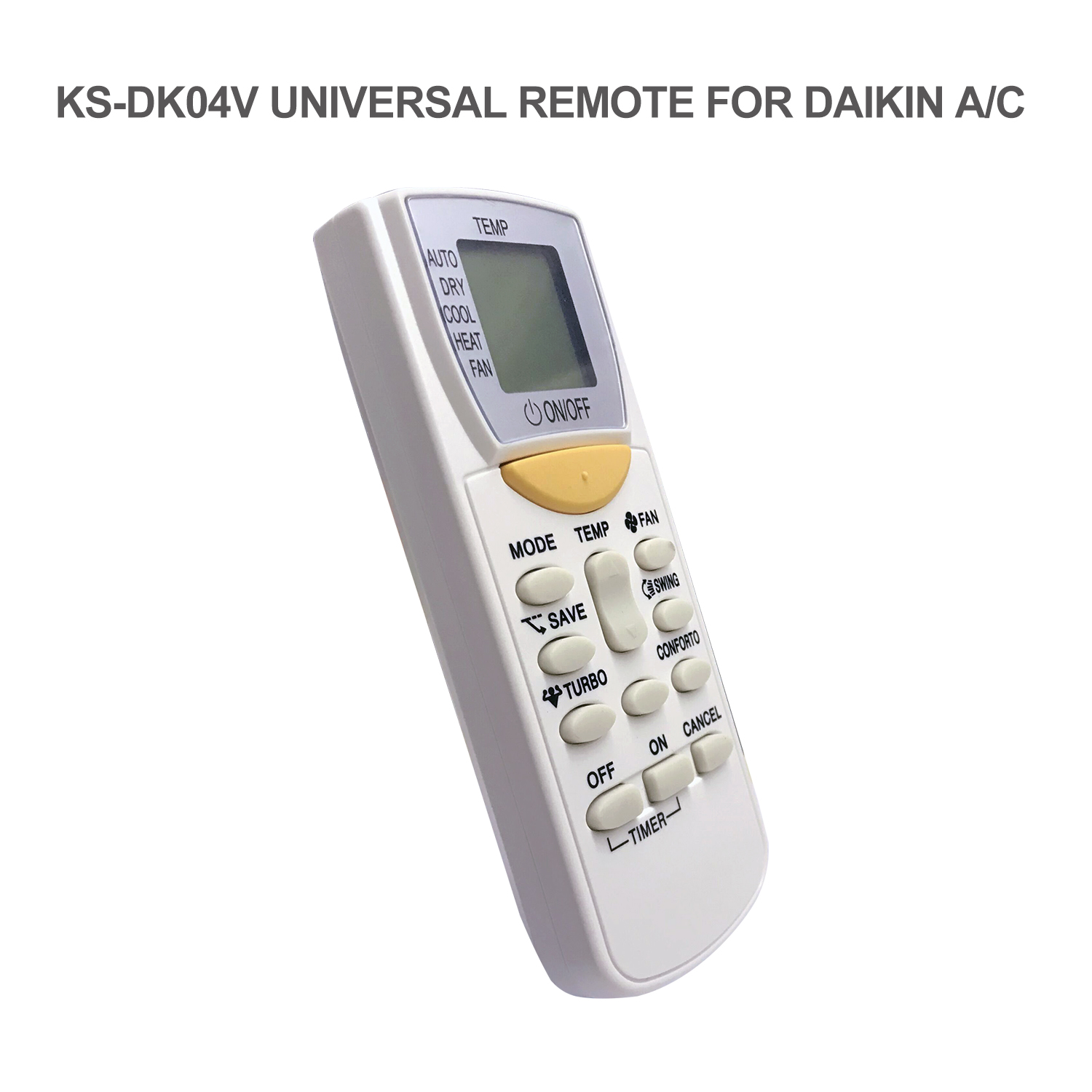 Universal Air Conditioner Replacement Remote for Daikin KS-DK04V Pic5 - SYSTO