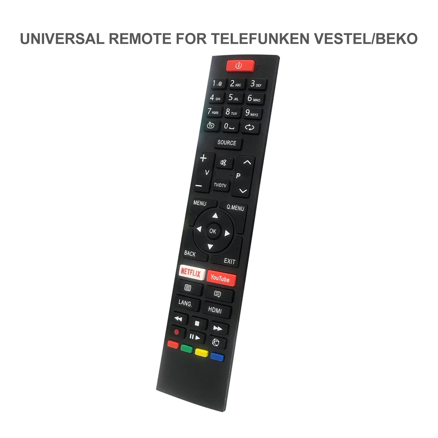 Telefunken Vestel Beko Universal TV Infrared Remote Control CRC2510V Pic5 - SYSTO