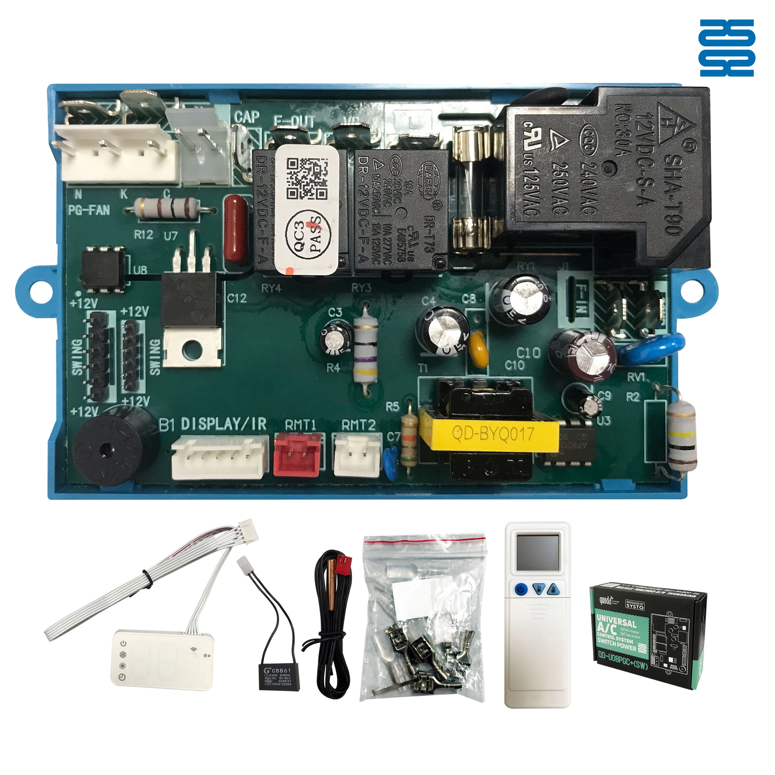 Universal Air Conditioner Control System for PG Motor QD-U08PG(SW) - SYSTO Universal Air Conditioner Control System for PG Motor QD-U08PG(SW) - SYSTO