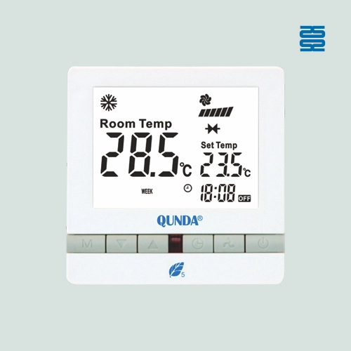 Termostato digital Qunda para aire acondicionado central QD-HVAC05E - SYSTO Termostato digital Qunda para aire acondicionado central QD-HVAC05E - SYSTO