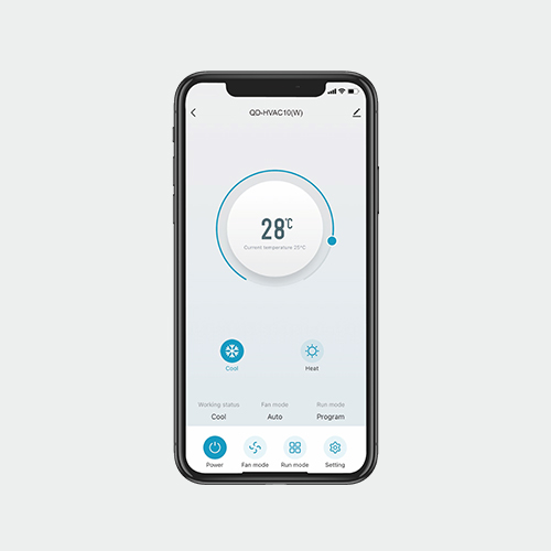 Qunda Wifi Programmable Thermostat for Central Air Conditioner QD-HVAC10W Pic4 - SYSTO
