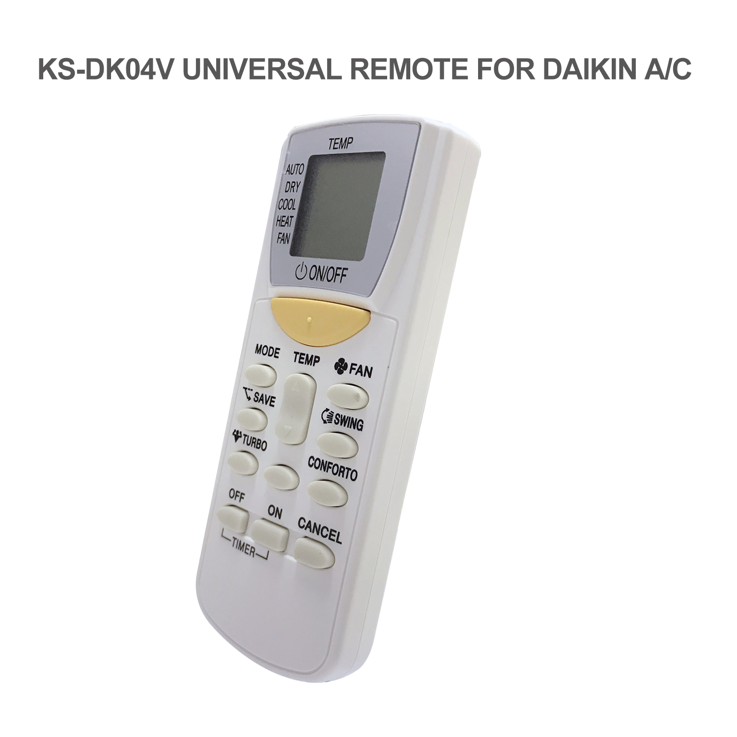 Universal Air Conditioner Replacement Remote for Daikin KS-DK04V Pic6 - SYSTO
