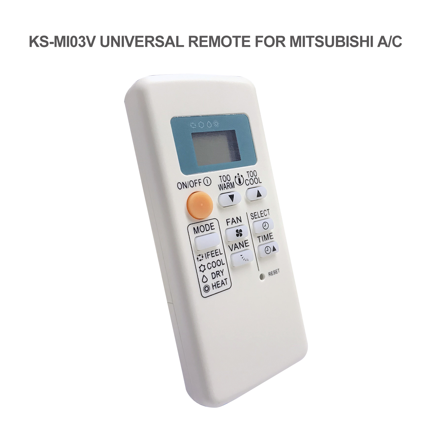 Universal Air Conditioner Replacement Remote for Mitisubishi KS-MI03V Pic5 - SYSTO