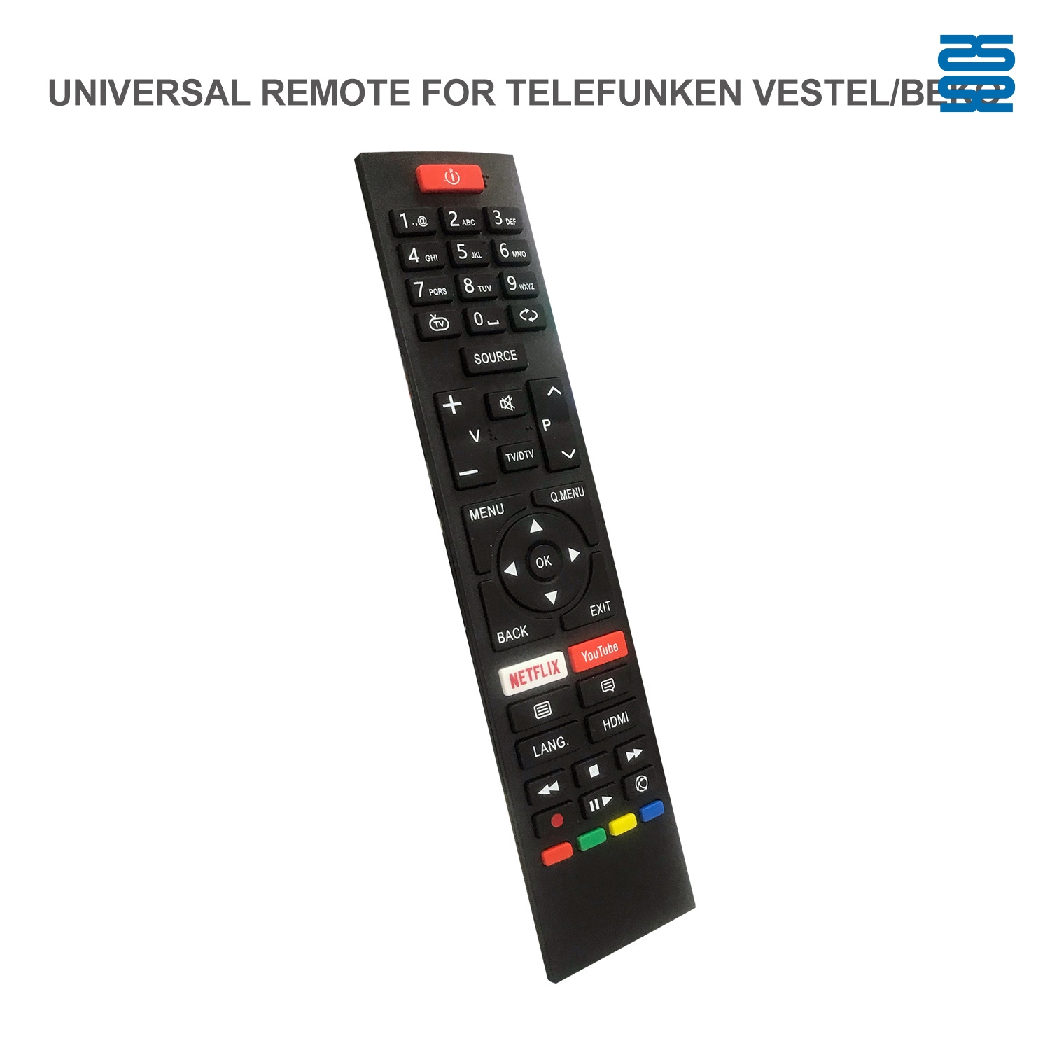 Telefunken Vestel Beko Universal TV Infrared Remote Control CRC2510V Pic6 - SYSTO Telefunken Vestel Beko Universal TV Infrared Remote Control CRC2510V Pic6 - SYSTO