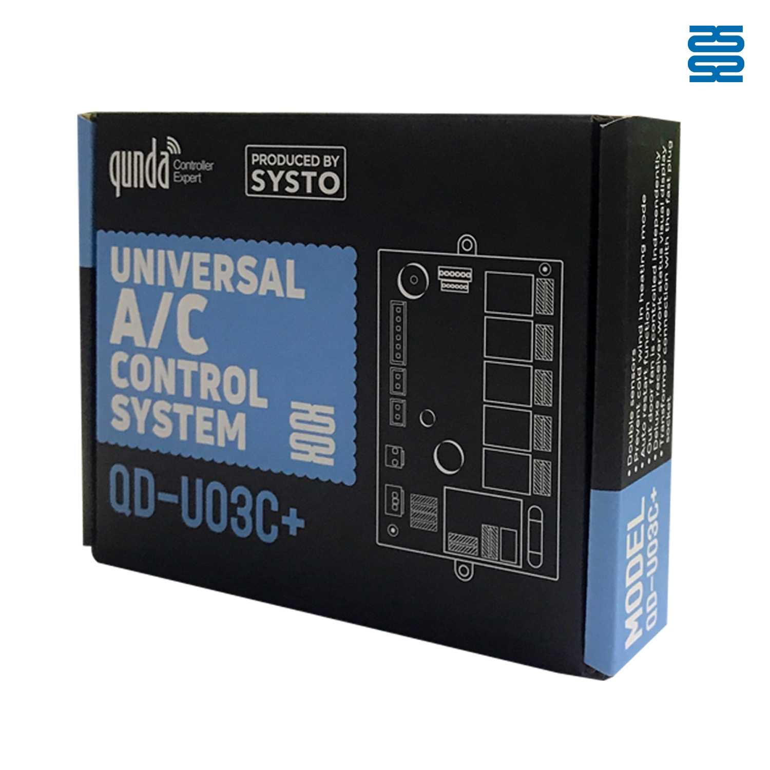 Универсальная система управления кондиционером с большим пультом дистанционного управления QD-U03C+B Pic3 - SYSTO Универсальная система управления кондиционером с большим пультом дистанционного управления QD-U03C+B Pic3 - SYSTO