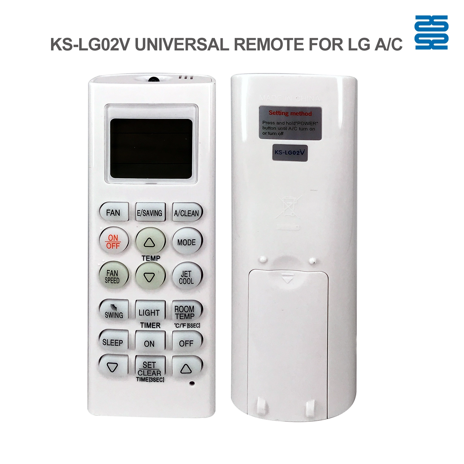 Universal Air Conditioner Replacement Remote for LG KS-LG02V Pic3 - SYSTO Universal Air Conditioner Replacement Remote for LG KS-LG02V Pic3 - SYSTO